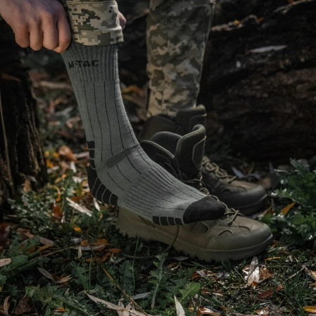 M-Tac Ranger Tactical Socks, Olive (SHKLV-SHKR-TACT-RNG-43-45)