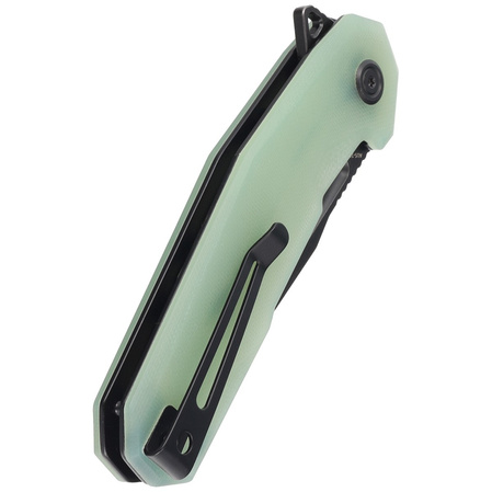 Nóż składany Kubey Carve Jade G10, Blackwashed AUS-10 (KB237F)
