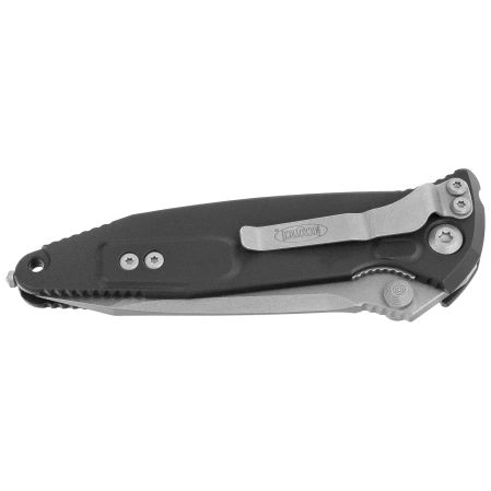 Microtech Socom Elite T/E-M Knife Black Aluminum, Apocalyptic M390MK by Tony Marfione (161-10AP)