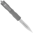 Dirac Delta D/E OTF Knife Natural Clear Aluminum, Stonewashed P/S M390 by Tony Marfione (227-11NC)