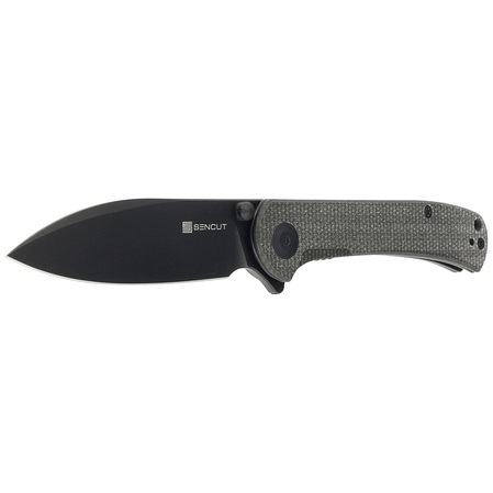 Sencut Scepter Dark Green Micarta, Black Stonewashed 9Cr18MoV (SA03G)