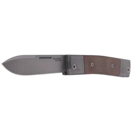 LionSteel bestMAN Natural Micarta, Drop Blade Knife (BM2 CVN)