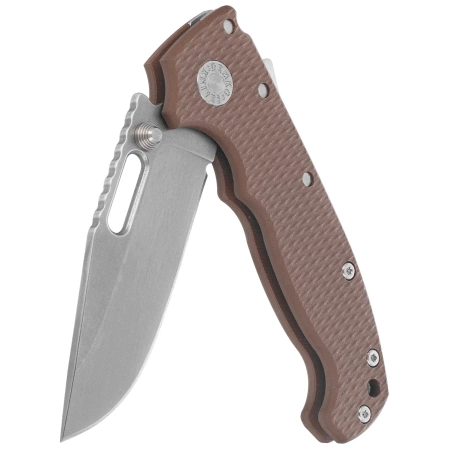 Nóż składany Demko AD20S Clip Point Earth G10, Stonewashed MagnaCut by Andrew Demko (MGAD20S-MAG-EARG10-CP)