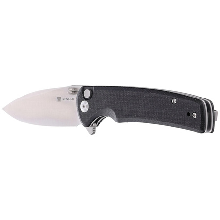 Sencut Knife Sachse Black Micarta, Satin 9Cr18MoV (S21007-1)