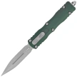 Microtech Dirac Delta D/E OTF Knife Emerald Green Aluminium, Apocalyptic by Tony Marfione (227-10APEG)