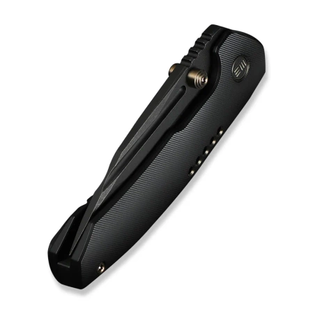 WeKnife Micro Trogon Black Titanium, Black Stonewashed M390 by Brian Brown (WE24043-1)