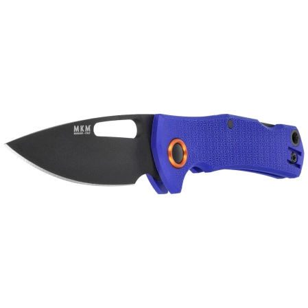 Nóż składany MKM Lov Blue FRN, Black Top Shield N690 by Jesper Voxnæs (MK LV-PBL)