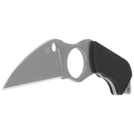 Spyderco Swick 6 Small Black G10, Satin LC200N by Sal Glesser (FB14P6)