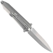 WE Knife Diatomic Polished Bead Blasted Titanium, Polished Bead Blasted CPM 20CV (WE22032-2)