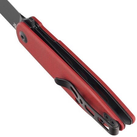 Nóż składany Sencut Bocll II Burgundy G10, Black Stonewashed D2 by Brad Zinker (S22019-3)