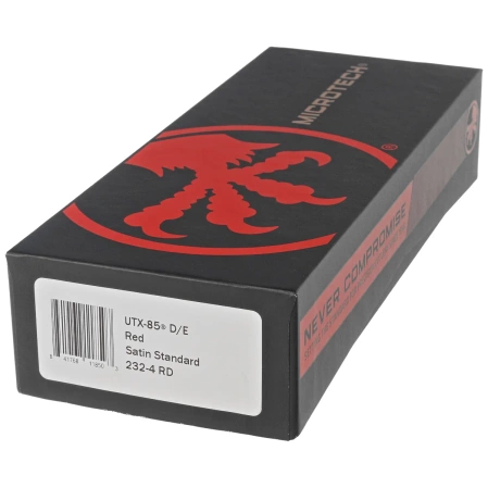 Nóż automatyczny OTF Microtech UTX-85 D/E Red Aluminium, Satin M390 (232-4RD)