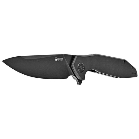 Nóż składany Kubey Nova Black G10, Black Stonewashed D2 (KU117B)