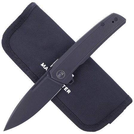 Nóż składany WE Knife Speedster Black Titanium, Black Stonewashed CPM 20CV (WE21021B-2)