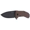 LionSteel KUR Brown G10, Black Stonewashed Sleipner by Molletta (KUR BBR)