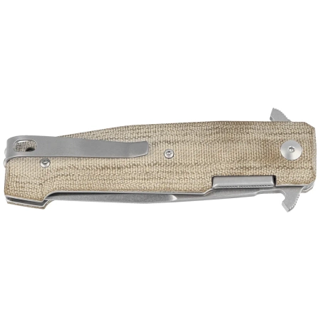 Viper Keeper 2 Green Canvas Micarta, Stonewashed Elmax by Fabrizio Silvestrelli Knife (V6000CG)