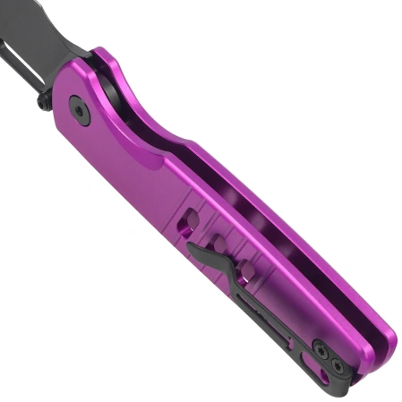 Nóż składany Bestechman Vector Purple Aluminium, Black PVD D2 (BMK15F)