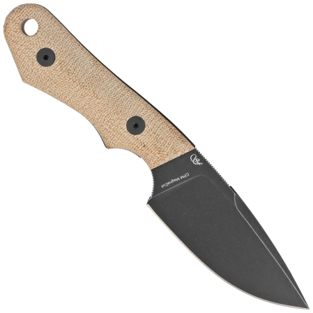 Viper Handy Natural Canvas Micarta, Black Stonewashed MagnaCut by Fabrizio Silvestrelli Knife (VT4042CN)