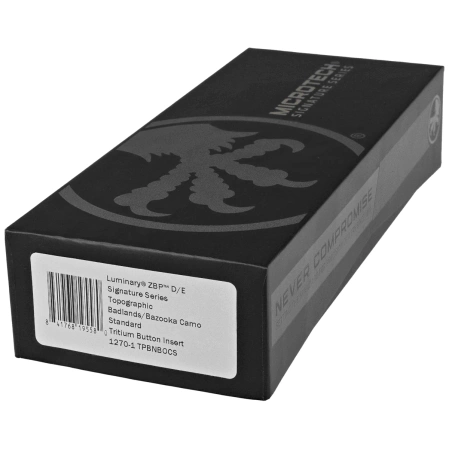 Microtech Luminary ZBP D/E Signature OTF Knife Topographic Badlands/Bazooka Camo Aluminum, Topographic Badlands/Bazooka Camo M390MK by Tony Marfione (1270-1TPBNBOCS)