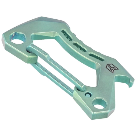 Karabińczyk Bestech Carabiner Green Titanium by Makar (BM15C)