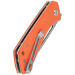 Kubey Thalia Knife Orange G10, Beadblasted D2 (KU331H)