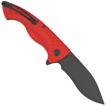 Nóż składany Kubey Timberwolf KU208I Red G10, Blackwashed 14C28N