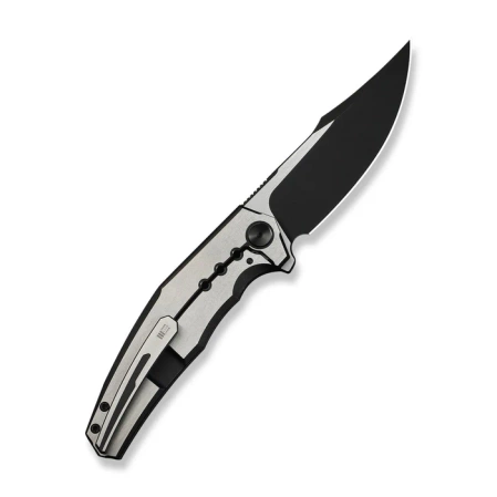 Nóż składany WeKnife Kyklos Black / Gray Titanium, Black Stonewashed / Satin M390 (WE23086-3)