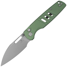 Bestechman Vector Knife Green Aluminum, Bead Blasting D2 (BMK15C)
