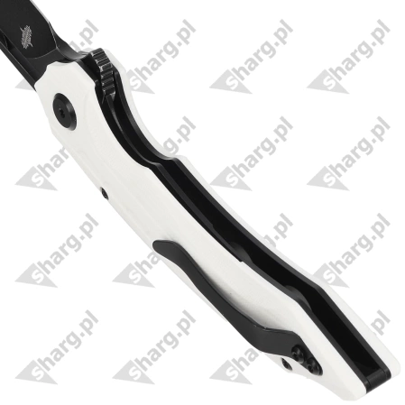 Nóż składany Bestech Ornetta White G10, Black Stonewashed D2 by Kombou (BG50E)