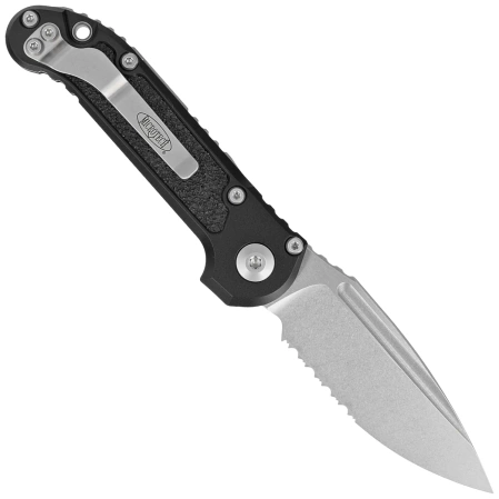 Microtech LUDT Gen III S/E Automatic Knife Black Aluminum, Stonewashed P/S M390MK by Tony Marfione (1135-11)