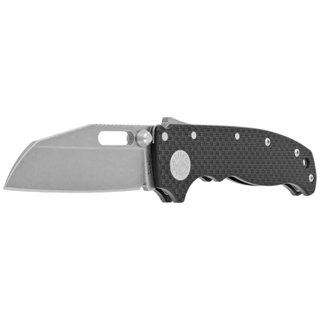 Demko AD20.5 Shark Foot Knife Carbon Fiber, Stonewashed CPM 20CV by Andrew Demko (205-20CV-CARBON-SF)