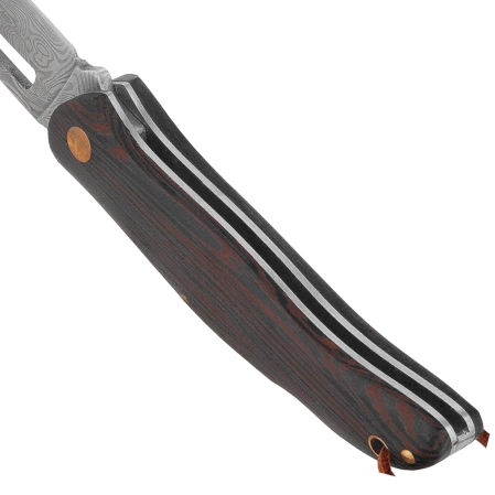 Martinez Albainox Knife Wengue Wood, Laser Pattern 3Cr13Mov (18754)