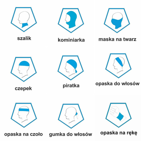 Haasta multifunctional scarf Universe (KOSMOS)