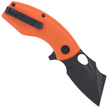 Bestech Lizard Orange G10, Black Stonewashed D2 Knife (BG39D)