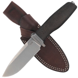 Nóż LionSteel Acha Green Burlap Micarta, Satin M390 by Molletta (AH BLG)