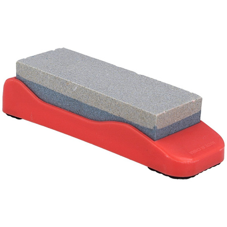 Top Cutlery Double-Sided Stone Sharpener 120/240 Red ABS (21224-RED)