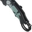 Nóż składany Martinez Albainox Training Karambit 3D Skull Black ABS, Blunt 3Cr13MoV (18713-A)