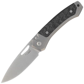 LionSteel Twain Gray Titanium/Carbon Fiber, Satin MagnaCut by Gianni Pauletta (TW GY CF)
