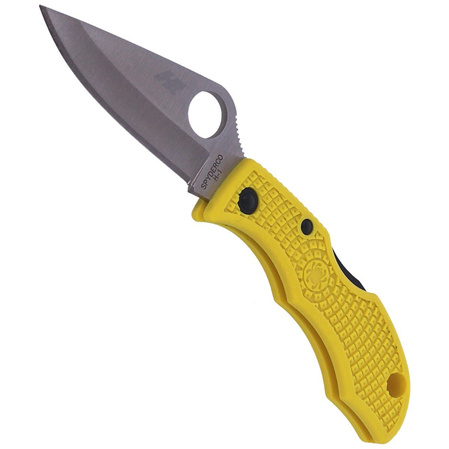 Spyderco Ladybug 3 Salt FRN Yellow Plain knife (LYLP3)