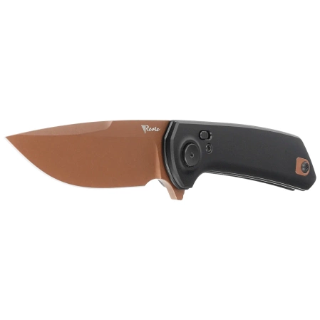 Reate PL-XF-A-10 Knife Black Aluminum, Bronze PVD Nitro-V