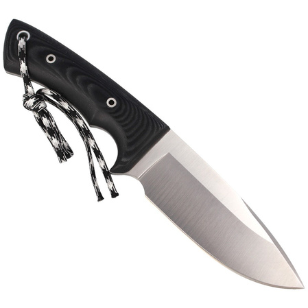 Muela Knife Full Tang Black Canvas Micarta, Satin 1.4116 CRYO-T (GAVILAN M)