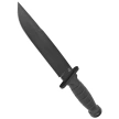 Fox Defender Black FRN, Black Top Shield N690Co Knife (FX-689B)