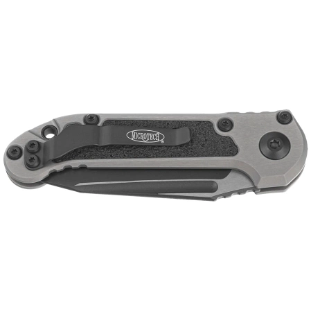 Nóż automatyczny Microtech LUDT Gen III T/E Natural Clear Aluminium, Black M390MK by Tony Marfione (1136-1NC)