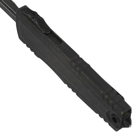 Nóż automatyczny OTF Microtech Luminary ZBP D/E Signature Weathered Grenade Green Aluminium, Weathered Grenade Green M390MK by Tony Marfione (1270-1WGGS)