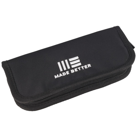 WE Knife Vision R Tiger Stripe Titanium, Silver Bead Blasted CPM 20CV by Snecx Tan knife (WE21031-6)