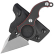 Kubey Hippocam KU166A Knife Black G10, Satin/Blackwashed D2