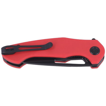 Nóż składany Kubey Dugu Red G10, Dark Stonewashed 14C28N (KU210F)