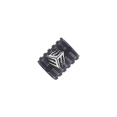 Tytanowy koralik WeKnife Ti Paracord Bead, Black (A-02E)