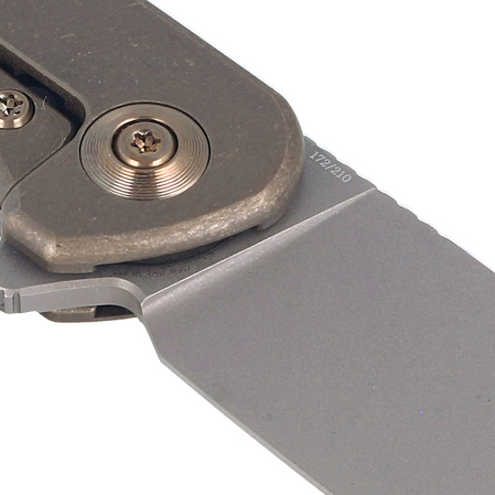 WE Knife Shakan LE No ???/210 Bronze Titanium, Gray Stonewashed CPM 20CV (WE20052B-2)