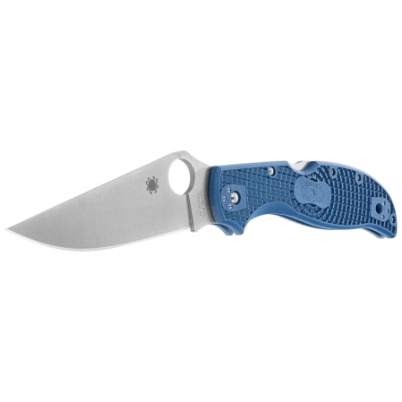 Spyderco Stretch 2 XL Lightweight Knife Cobalt Blue FRN, Satin CPM SPY27 by Sal Glesser (C258PCBL)