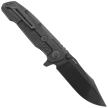 Reate District 9 V2 Knife Black Titanium/Carbon Fiber, Black DLC 154CM (9D-V2 TDLC DLC)